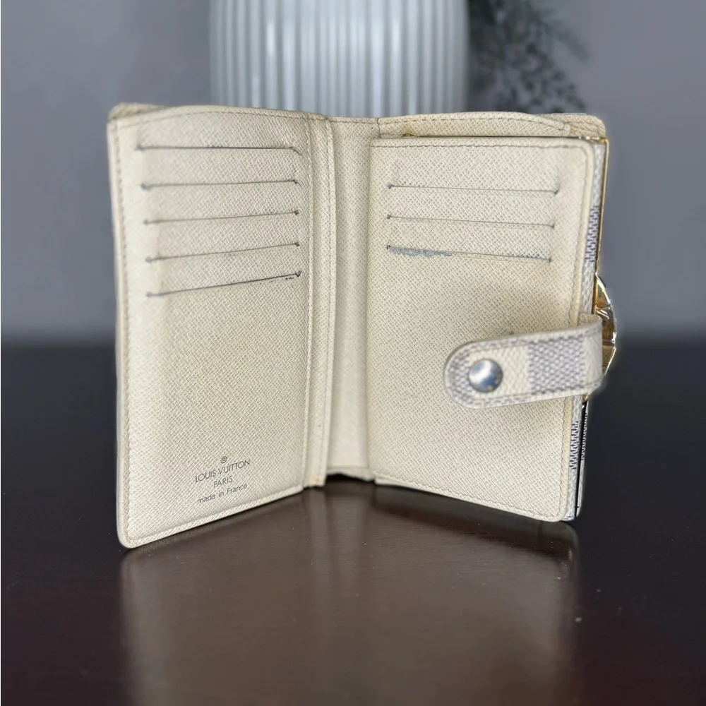 Louis Vuitton Damier Azur Kiss lock wallet - Picture 6 of 6